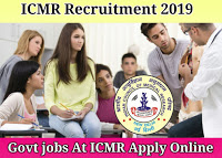 ICMR Recruitment 2019 - 01 DEO Posts